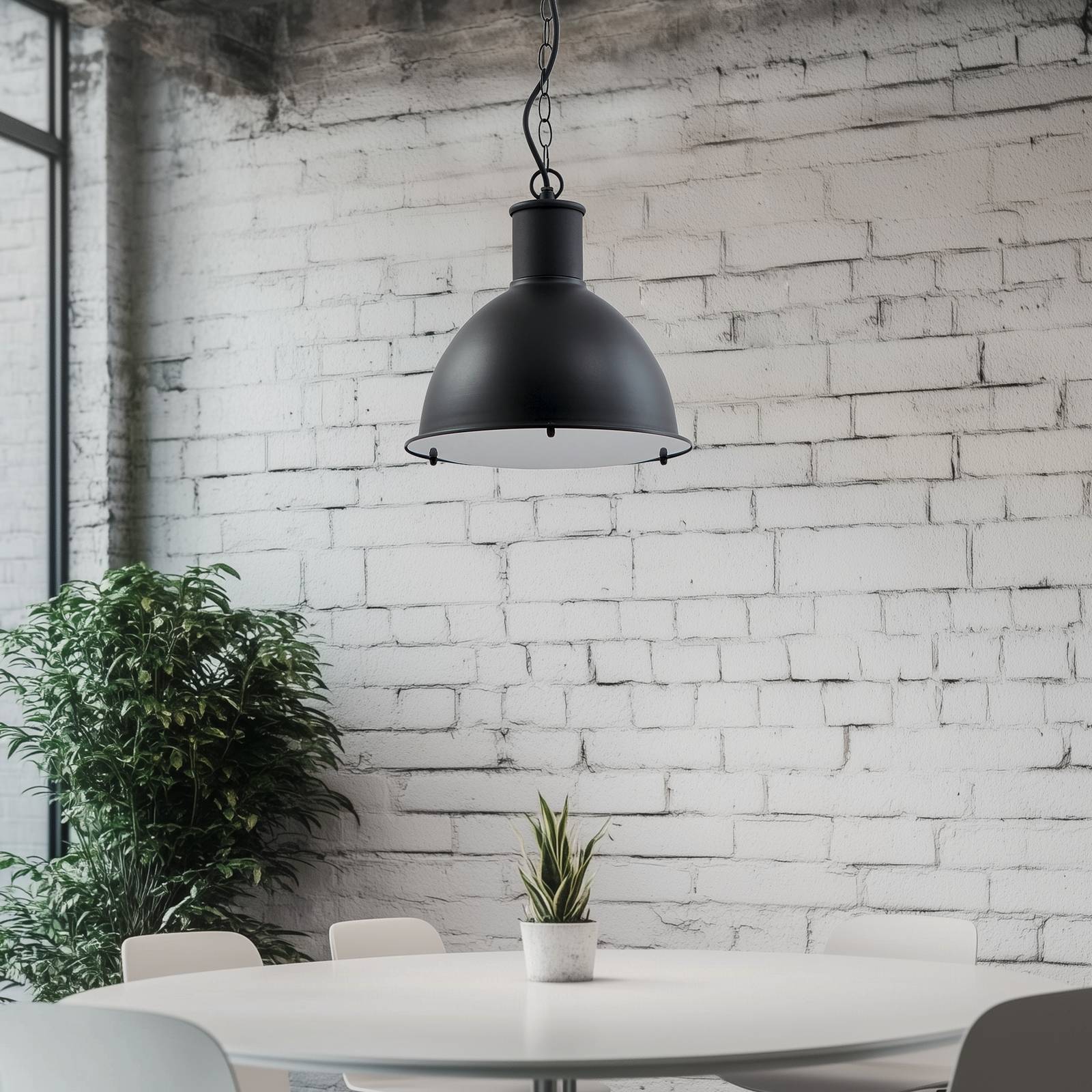 Lindby Luciane outdoor pendant light, black, aluminium, Ã˜ 31.8 cm Lindby, dimmable, Black, Aluminium, Ceiling Light Outdoor