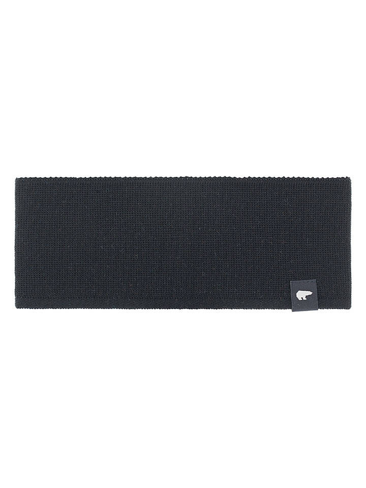 Eisbär Wollstirnband "Callon" in Schwarz - onesize