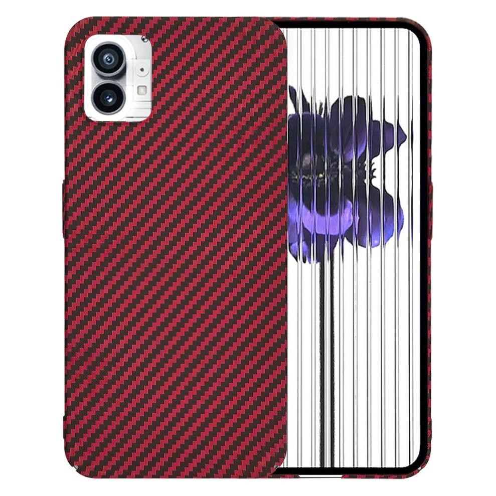 Techsuit - Carbonite FiberShell - Nothing Phone (1) - Red (Nothing Phone (1)) (56358614)