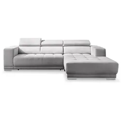 SOMETA Ecksofa Cocoon Stoff Grau
