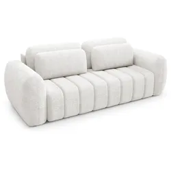 SOFA Cesar 3 Sitzplätze Weiß