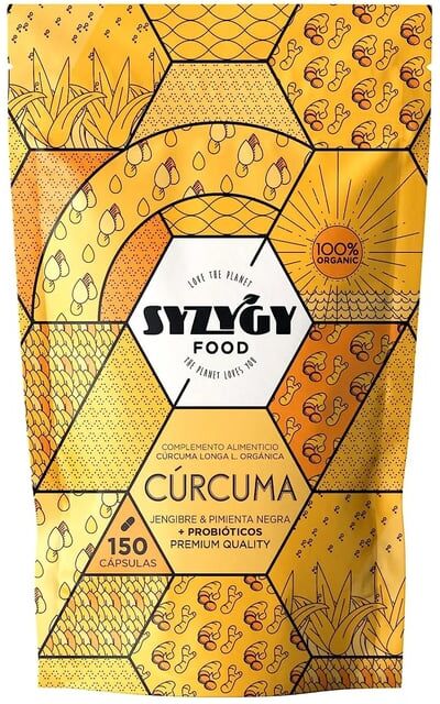 Syzygy Cúrcuma Gengibre E Pimenta Preta Com Probióticos 150 Caps