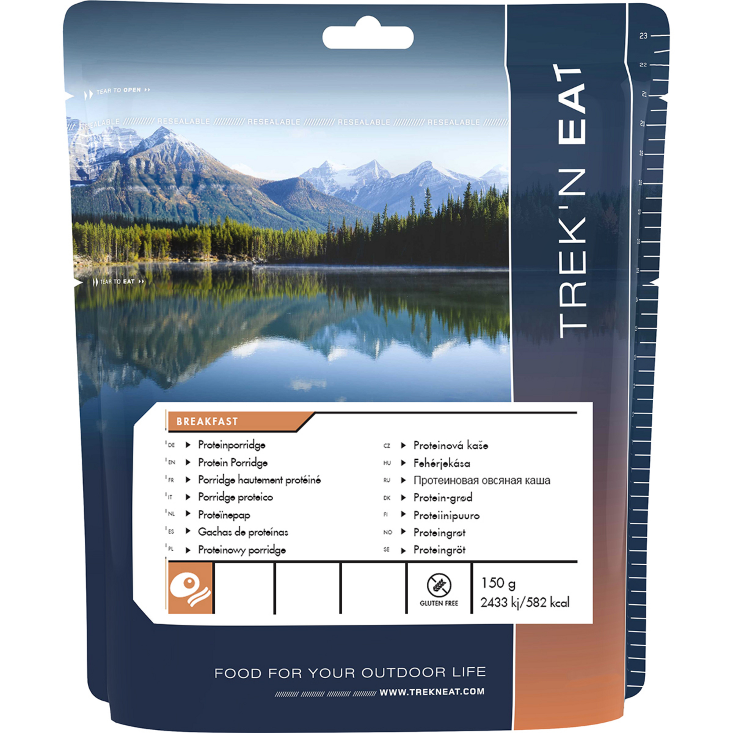 Trek'n Eat Protein Porridge Trekkingnahrung blau Größe 150g