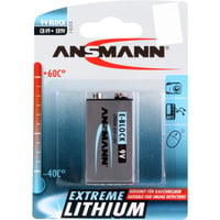 Extreme Lithium 9V-Block, Batterie silber, 1x Lithium