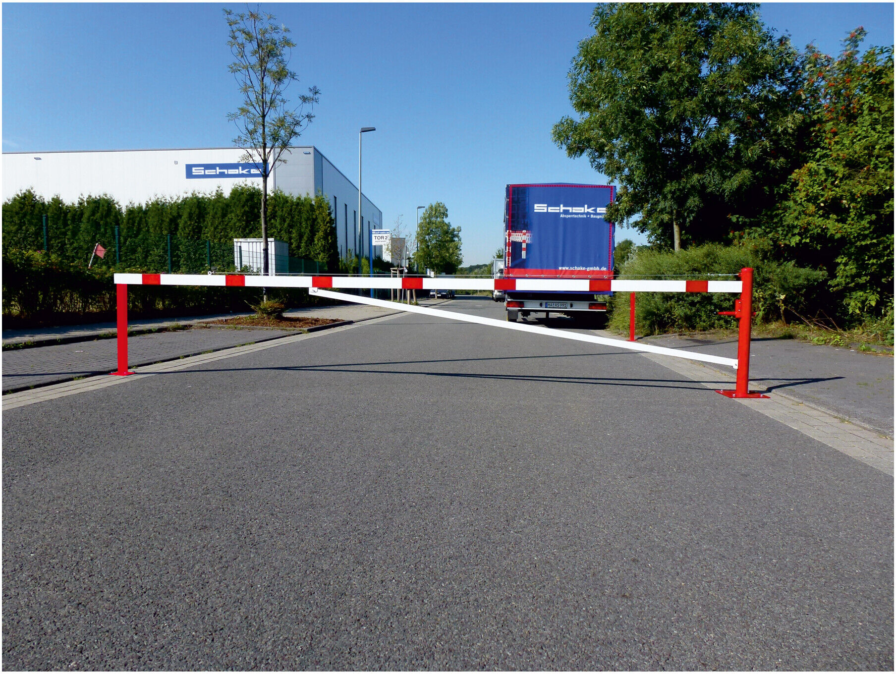 Schake Drehschranke 5,50m + Profilzylinderschloss (4213_55ZB)