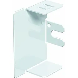 Endstück LF-K 40x60mm li/re ST rws RAL9010 vz bandverzinkt/beschichtet