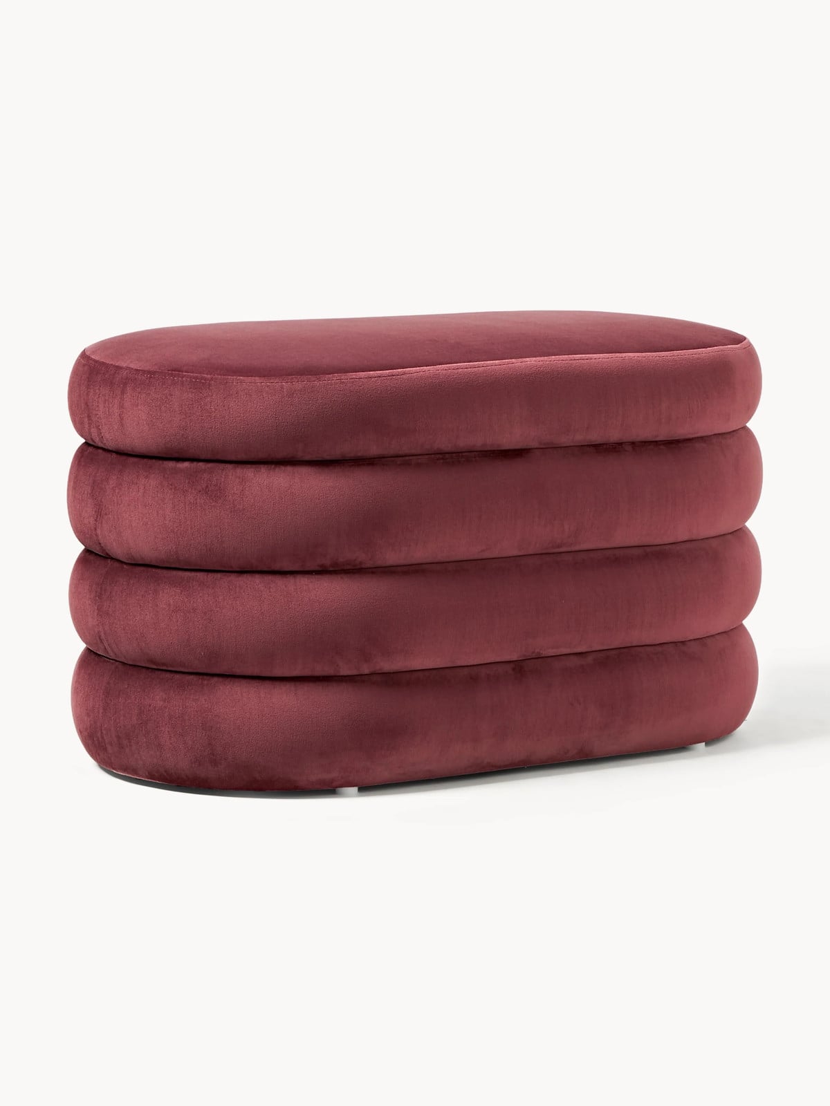 Westwing Collection Alto fluwelen bank met opbergruimte