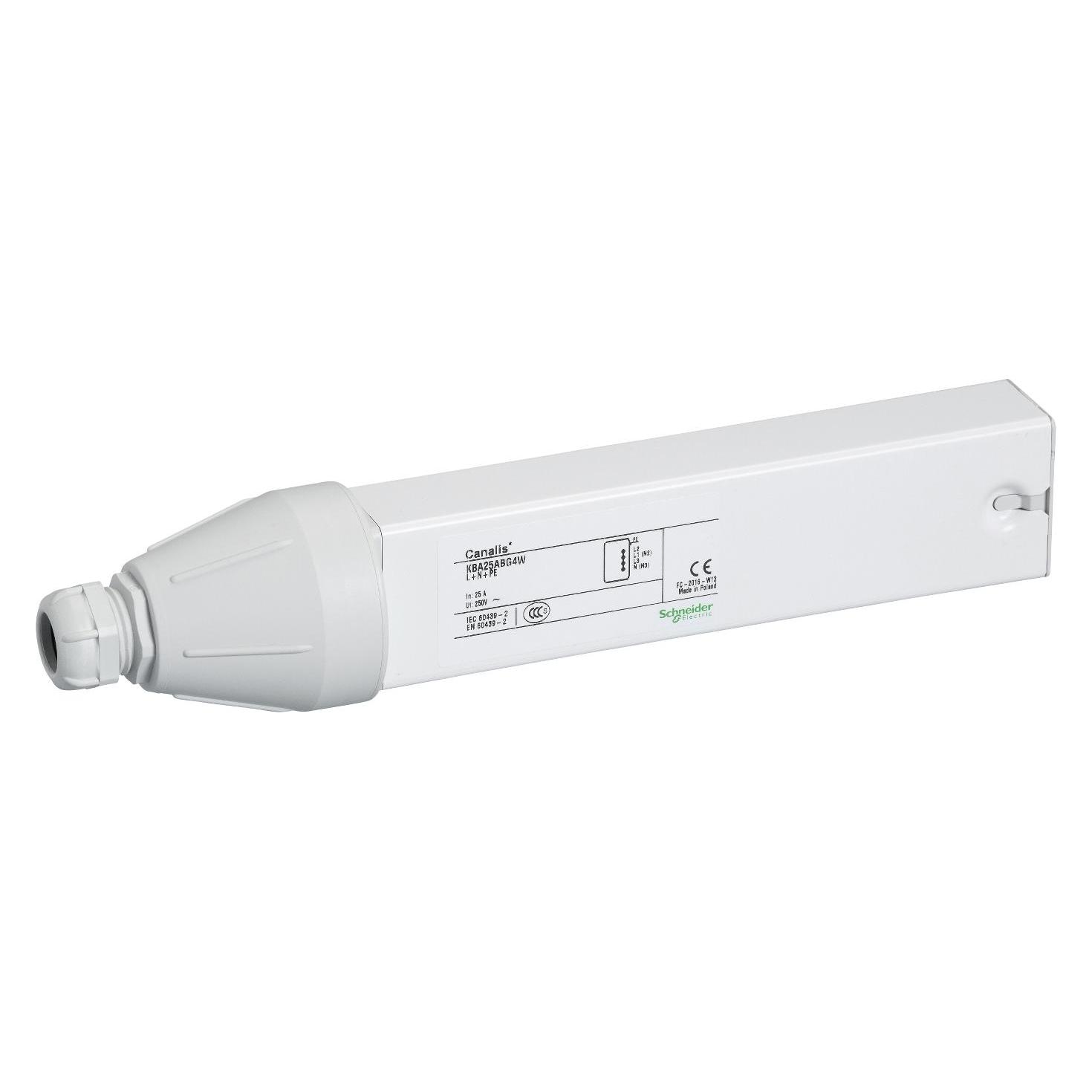 Schneider Electric SE KBA25ABG4W Endeinspeisung 25A links (KBA25ABG4W)