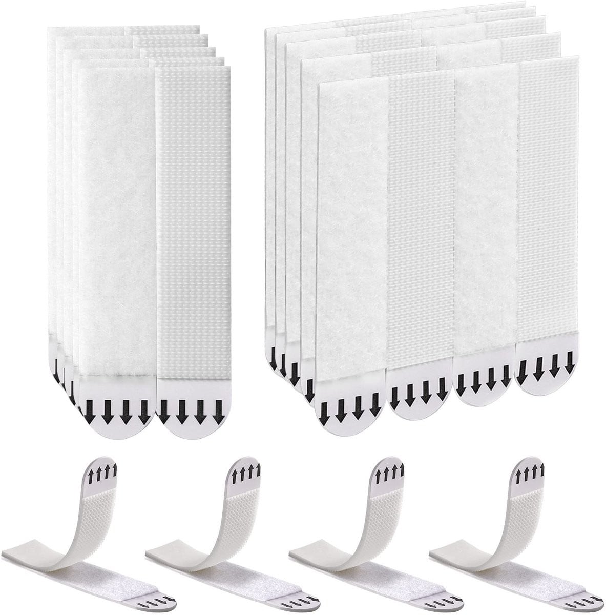 MTTproducts Foto Ophangstrips Heavy Duty - 36 Paar / 72 Strips - Zelfklevende Beugels voor Schadevrije Wandbevestiging van Foto's en Kunstwerken