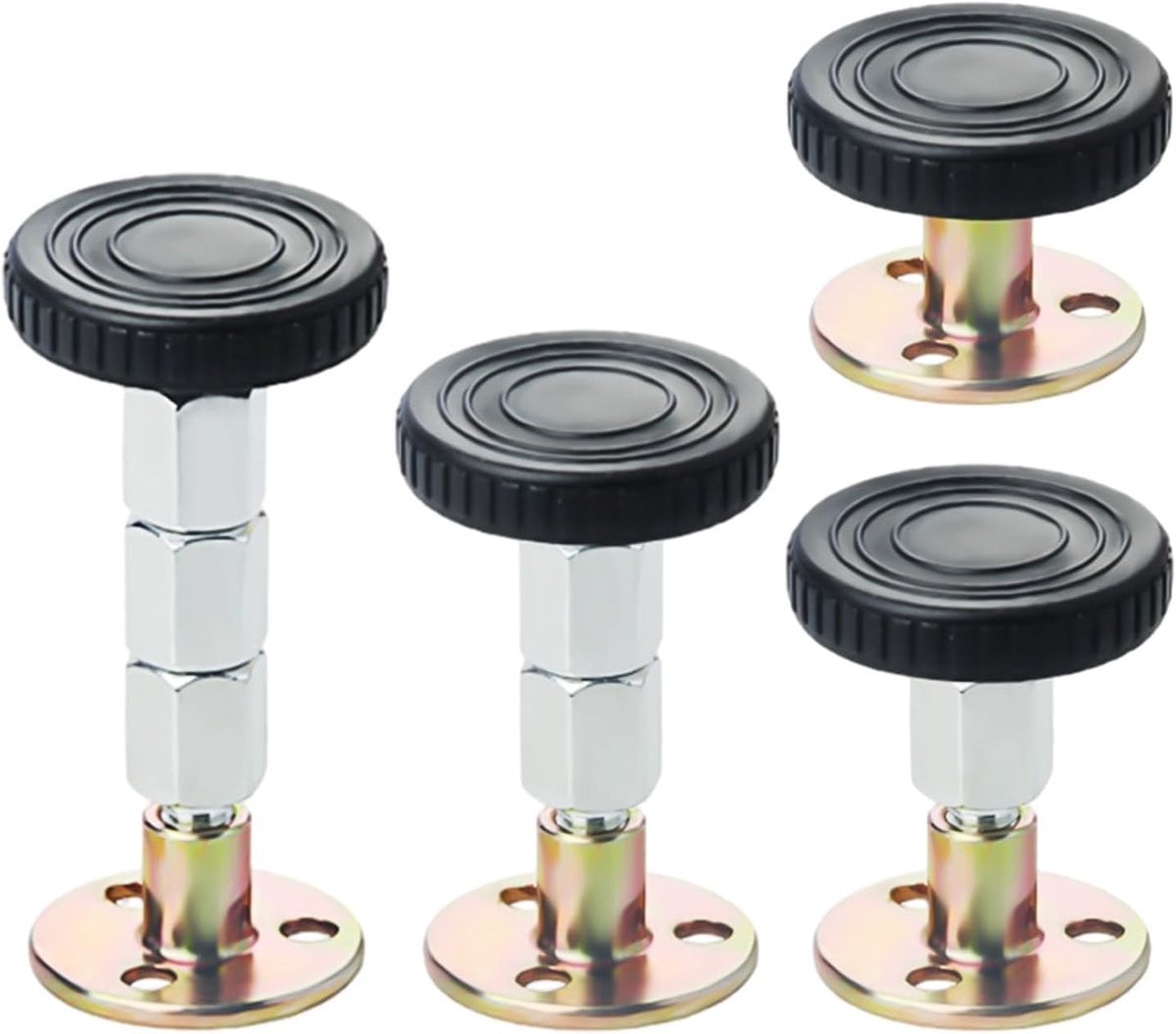 Verstelbare hoofdbordstoppers - Schroefbare anti-vibratie stabilisatoren voor bedframes