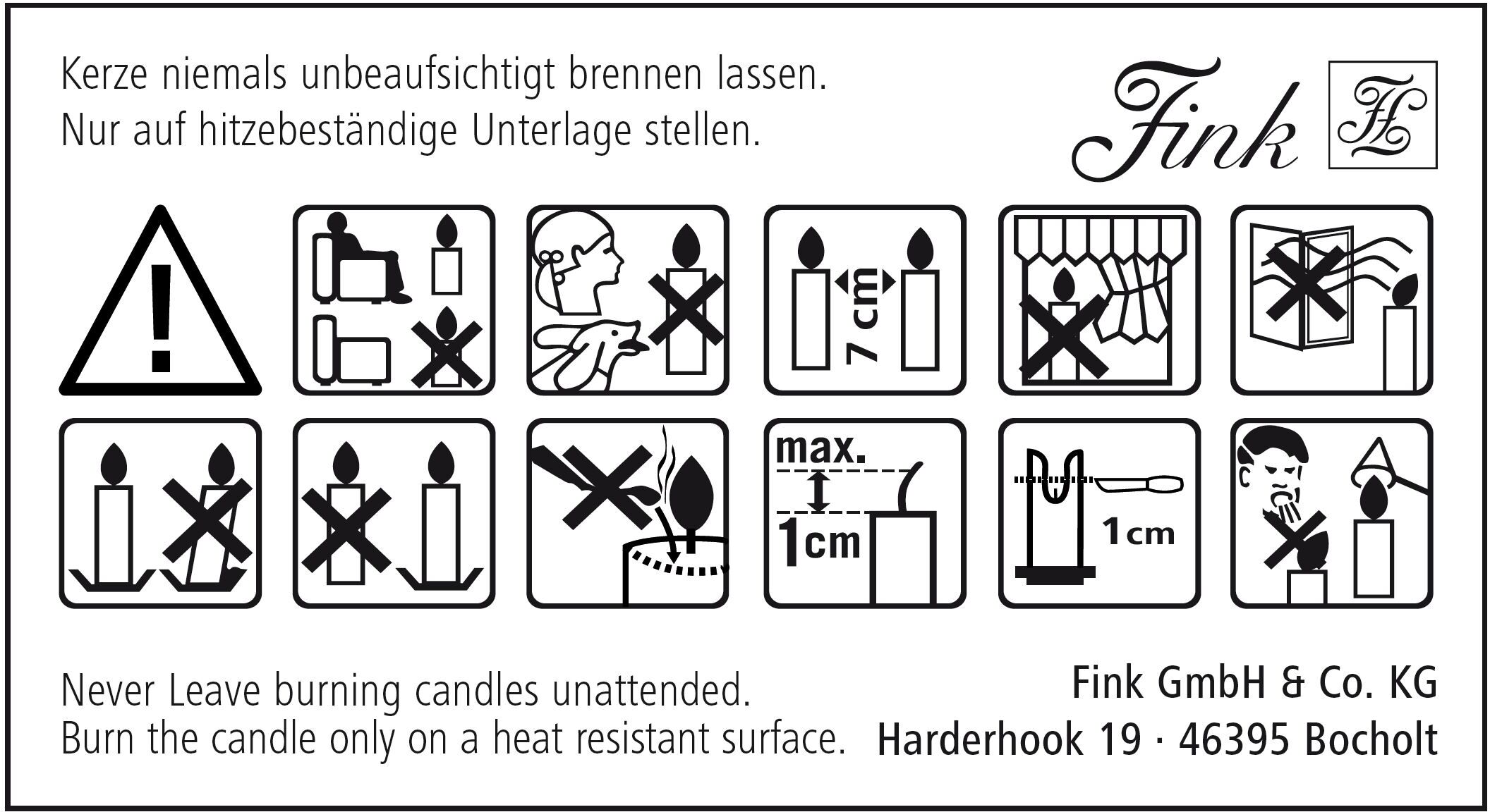 Stumpenkerze FINK "CANDLE", gold (goldfarben), H:15cm Ø:8cm, Kerzen, Stumpenkerze