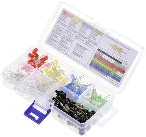 TRU COMPONENTS LED bedrahtet Rot, Gelb, Blau, Gelb-Grün, Warmweiß, Kaltweiß Rund 5mm 90 mcd, 420 mcd, 2180 mcd, 19000 mcd 30°