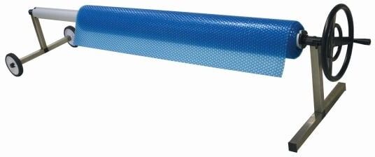 Steinbach Intex Solarplanenaufroller Edelstahl fahrbar für Becken bis 5 m