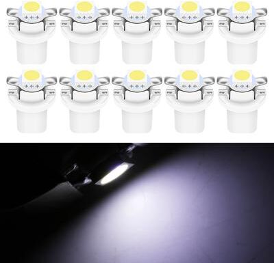 Of Wheels Deals Auto Car LED Dashboard Lights, DC Instrument Panel Bulbs, Wedge Indicator Lamp Cluster Gauges white
