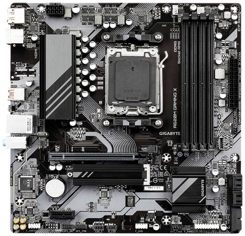 Gigabyte A620M GAMING X Mainboard Sockel (PC) AMD AM5 Formfaktor (Details) Micro-ATX Mainboard-Chipsatz AMD A620