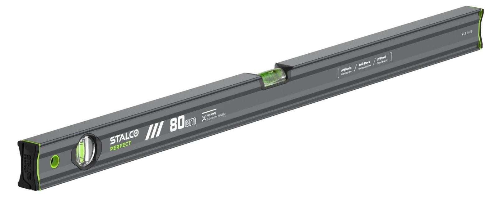 Stalco VSERIES Waterpas S010265513 - 80 cm - antraciet