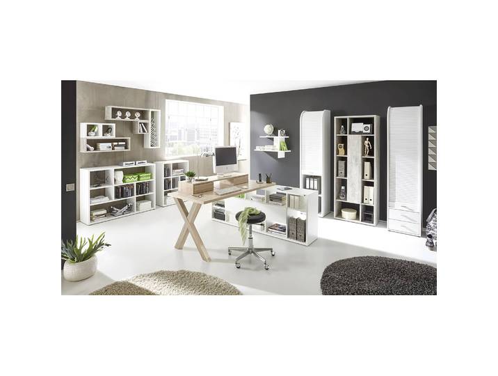 Schreibtisch-Ansatz II 140cm Braun/Eiche Sanremo Hell Dekor