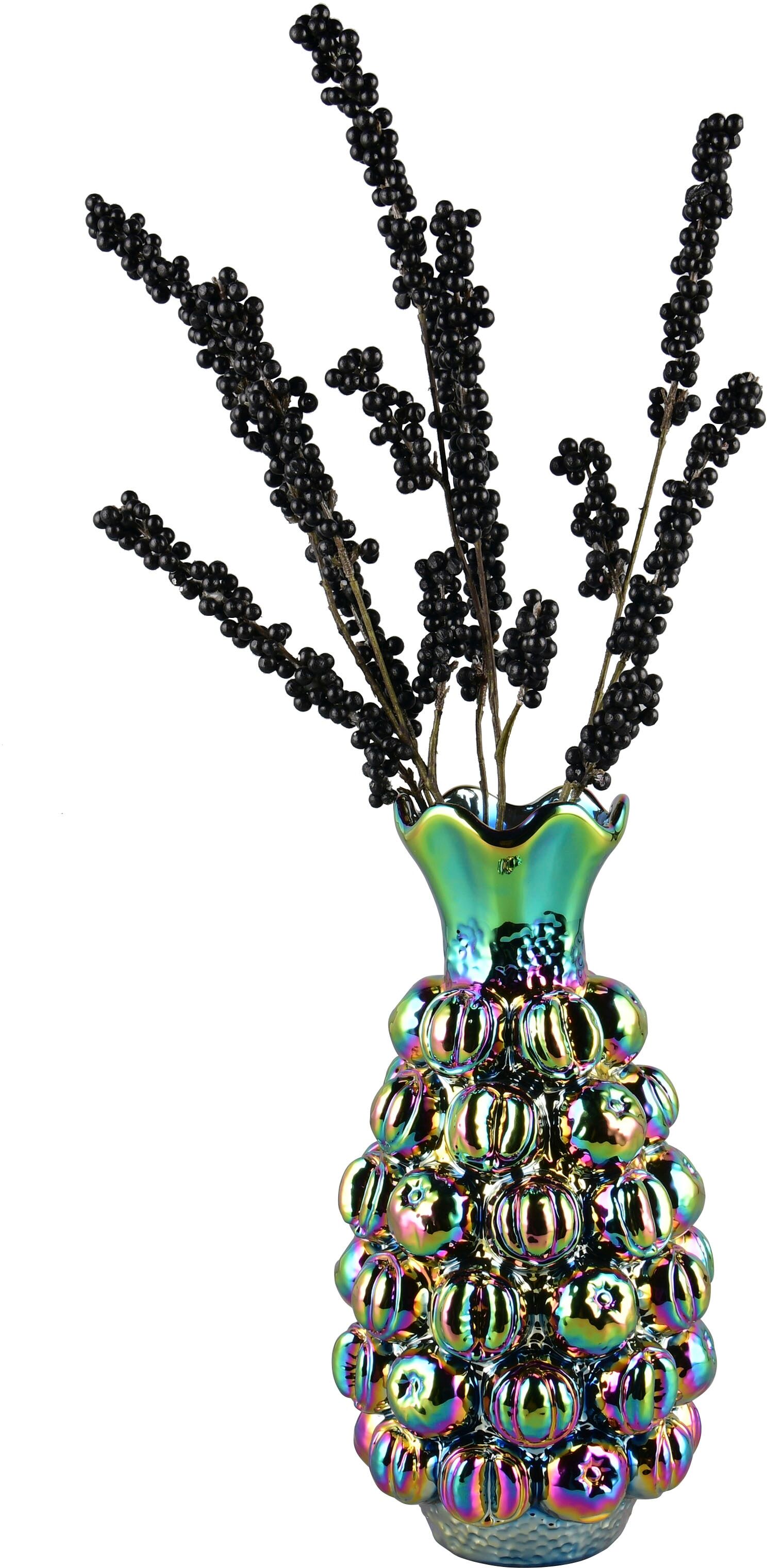 Dekofigur MIRRORS AND MORE "NALU", bunt (vielfarbig), B:18cm H:35cm, Porzellan, Dekofiguren, Dekofigur, Extravagante Dekofigur vielfarbig B/H/T: 18cm x 35cm