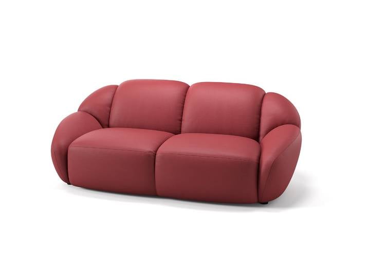 Leder Designsofa CAPRI 2-Sitzer Couchgarnitur Designersofa