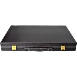 Longfield Games Backgammon 18 Klassisches Brettspiel in Braun und Elfenbein (Deutsch, 2 - 6 Spieler)