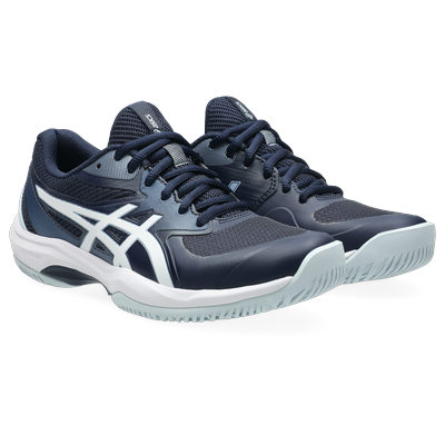 Tennisschuh ASICS "GAME FF", Damen, Gr. 39, midnight, weiß, Textil, Schuhe, Multicourt-Schuh, Allcourt-Schuh