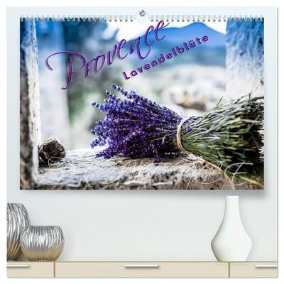 Provence - Lavendelblüte (hochwertiger Premium Wandkalender 2027 DIN A2 quer), Kunstdruck in Hochglanz