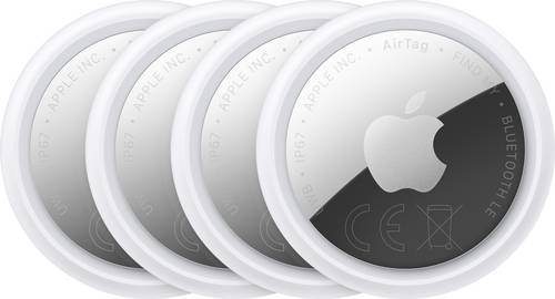 Apple AirTag (2. Generation) Weiß-Silber 4St.