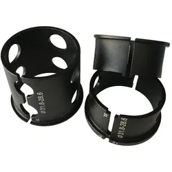 PRO Bike Gear, Schuhplatten, Gabelschafthülsenset Vibe Evo 2 Stk., Gerade Und 2 Grad, Schwarz