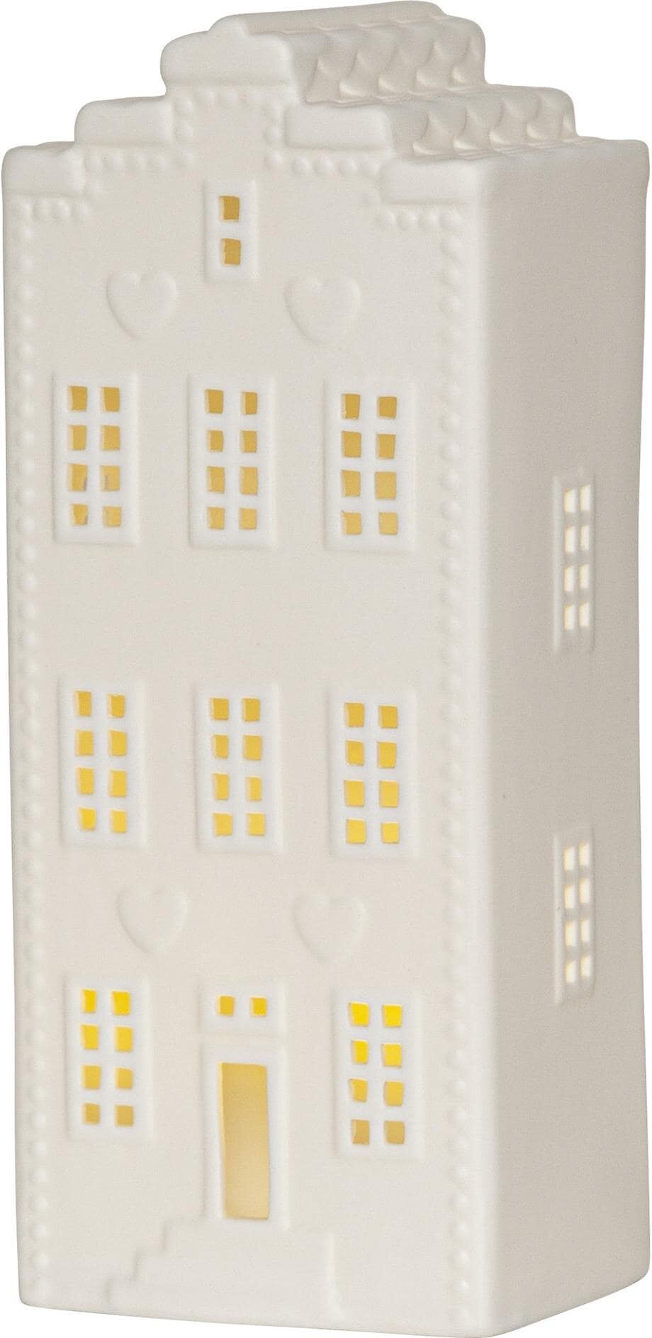 LED Dekoobjekt "Star Trading Tisch Dekoration VINTER", weiss (weiß), H: 21cm, Leuchten, LED Dekoobjekt weiß H: 21cm