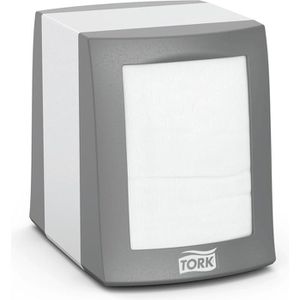 Tork Serviettenspender Fastfold 271800, N2, Tischspender, grau, Aluminium