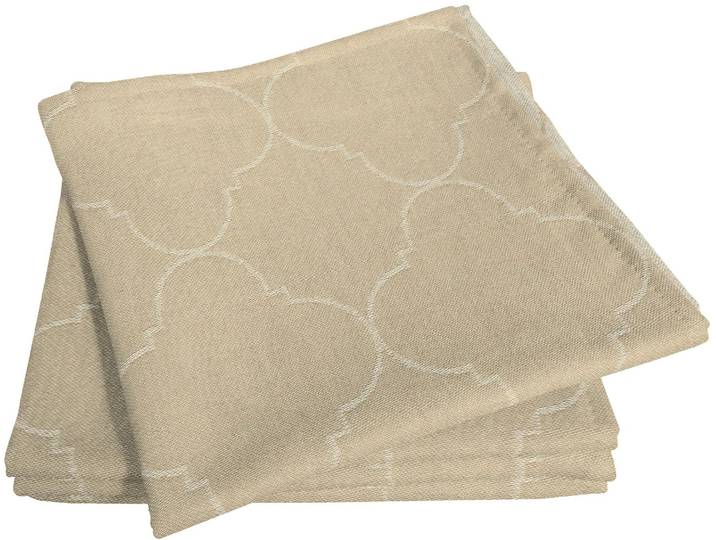 Stoffserviette ADAM Indian Cortezada Light Gr. 1, beige, B:30cm L:30cm, Obermaterial: 100% Baumwolle, Servietten, Stoffserviette