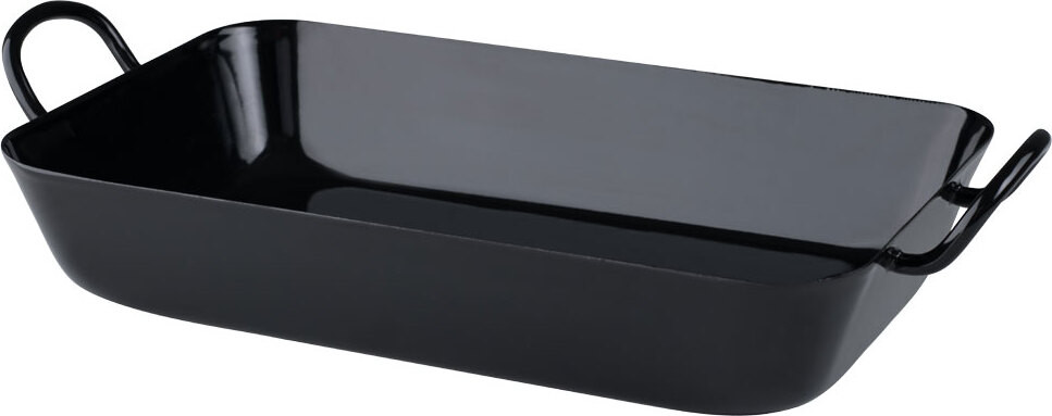 Riess Oma's braadpan emaille zwart 37/22 cm
