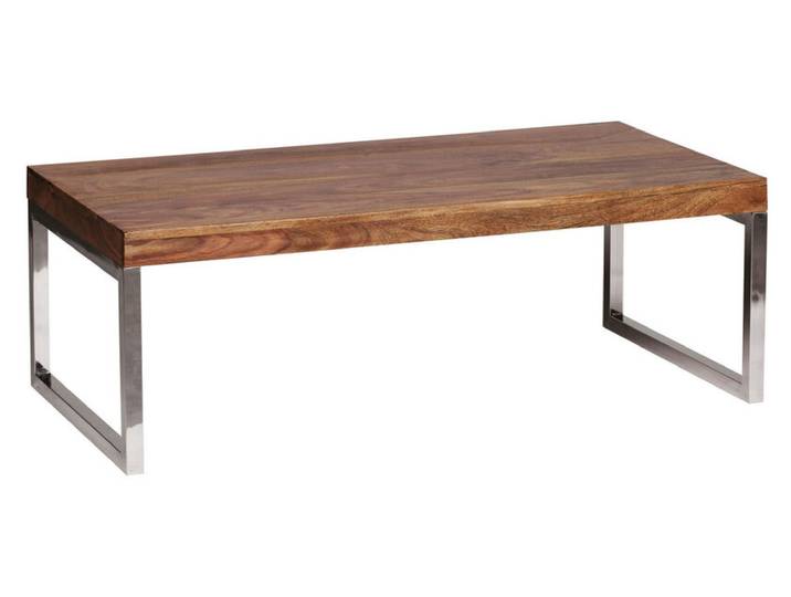 Couchtisch Guna Massivholz Sheesham Metall