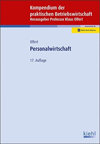 Klaus Olfert - Personalwirtschaft (Kompendium der praktischen Betriebswirtschaft) - Preis vom 09.10.2026 07:28:09 h