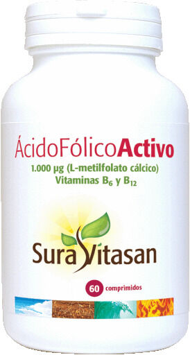 Sura Vitasan Acido Folico Activo 60 Comprimidos