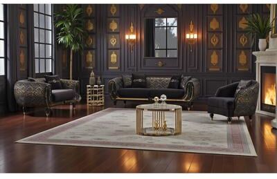 Furnia Haven 3 Pieces Living Room Sets 1 Sofa 1 Loveseat 1 Chair
