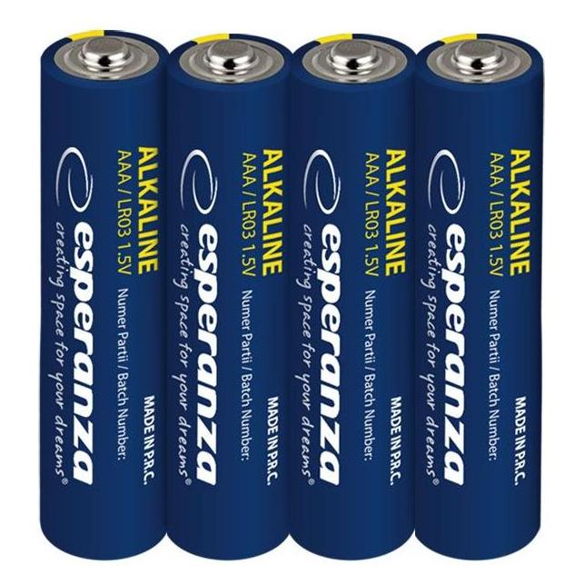 Esperanza AAA-Batterien (4 Stk., AAA) (EZB102)