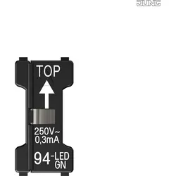 Jung LED-Leuchte gn für Wipp-Sch. 505KOU6 94-LED GN