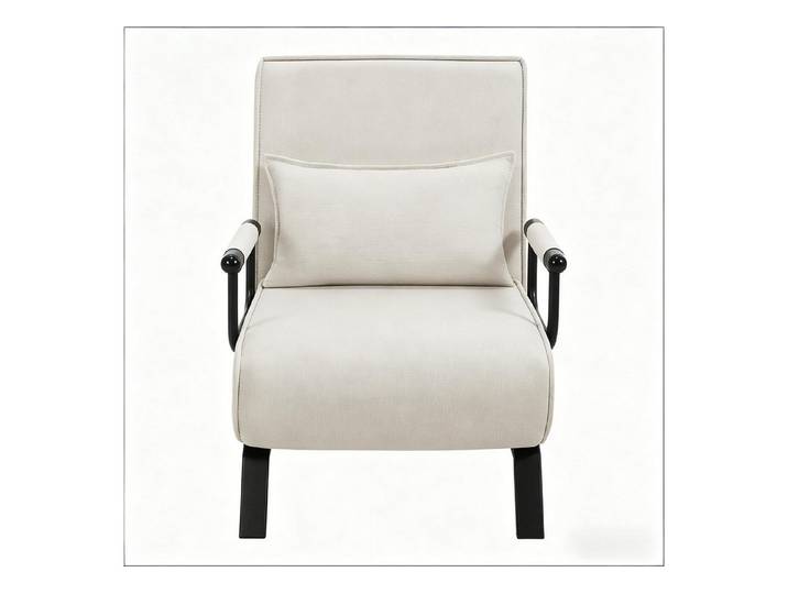 Welltin Klappstuhl Klappstuhl mit Bettfunktion, Geräumiger Cabriolet Schlafstuhl, Multifunktions Sofa, verstellbare Rückenlehne, bis 150 kg belastbar