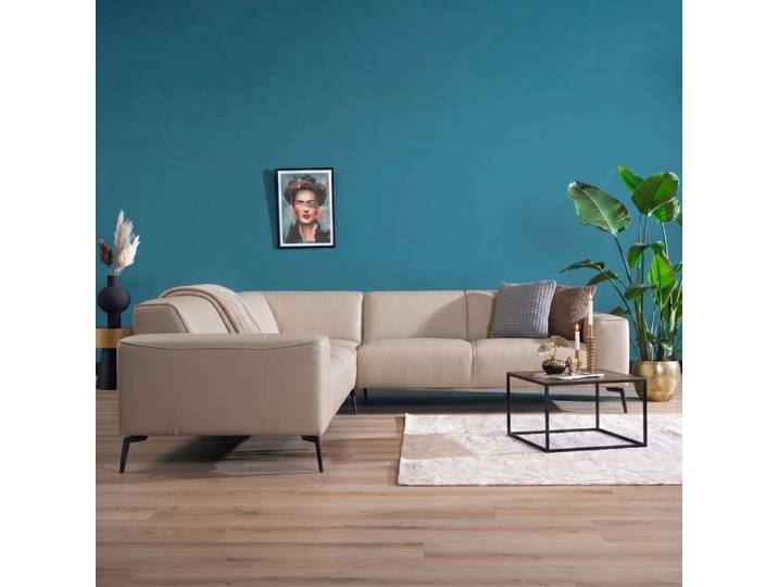 Bronx71 Ecksofa Vegas Stoff taupe links/rechts