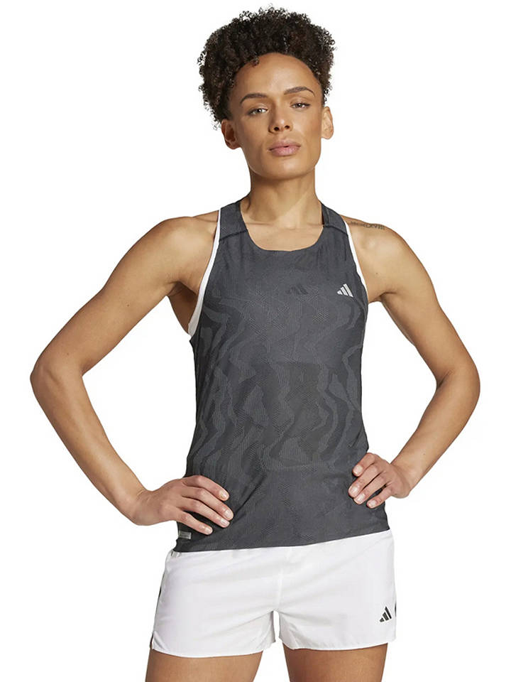 adidas Lauftop "Ultimate" in Anthrazit - S