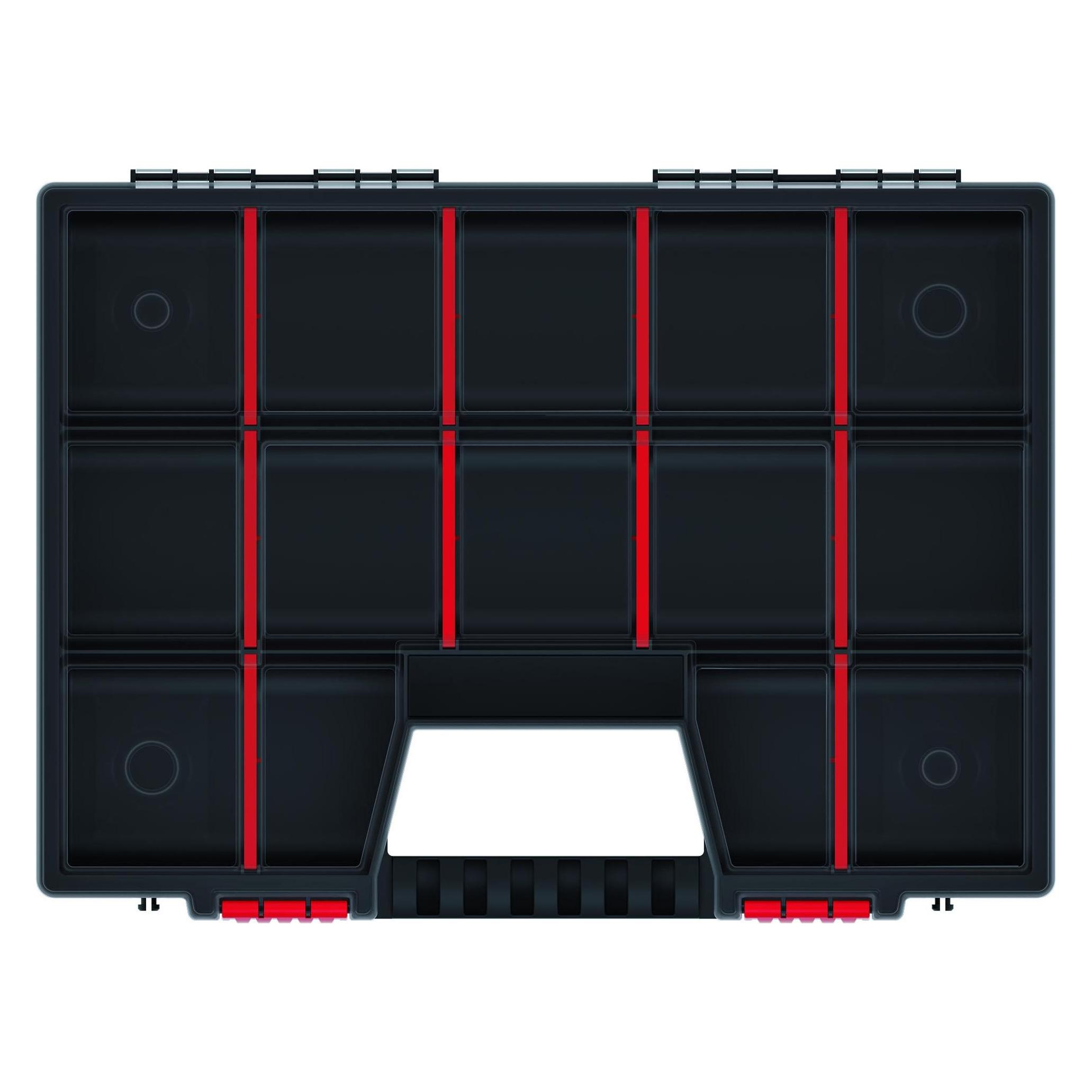 Prosperplast KISTENBERG ORGANIZER NARZĘDZIOWY NOR16, 65x290x390mm CZERWONY (KNO40307)