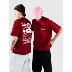 Another Cotton Lab Wine & Vibe T-Shirt red Gr. M