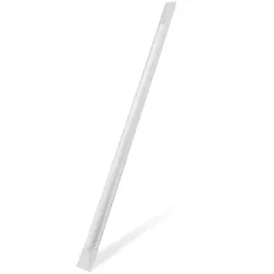 VEPATIM 200x Strohhalme Trinkhalme aus Papier weiß einzeln gehüllt 25cm O 8 mm