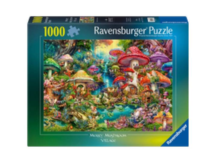 RAVENSBURGER Puzzle 1000 pièces (Le village de Merry Mushroom)