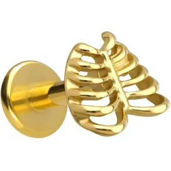 Titan Labret mit Innengewinde SKELETT TORSO