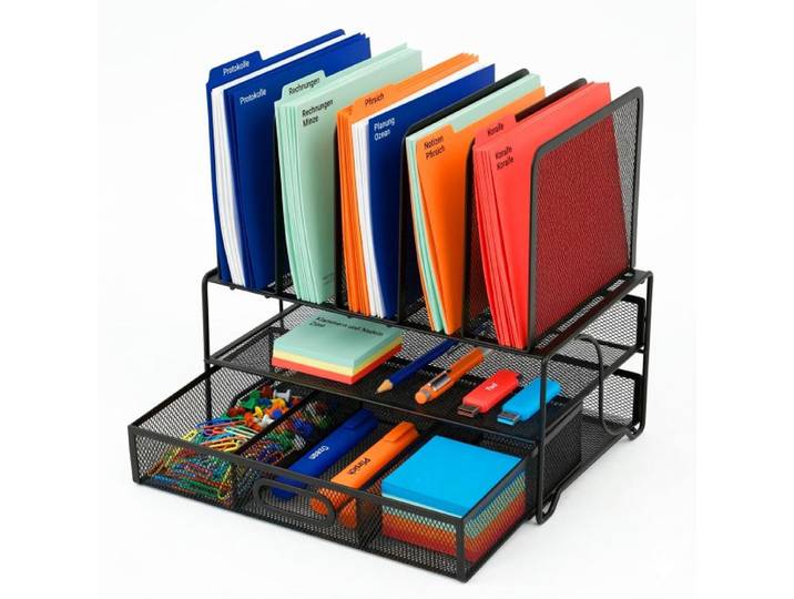 Relaxdays Bureau-organizer met lade