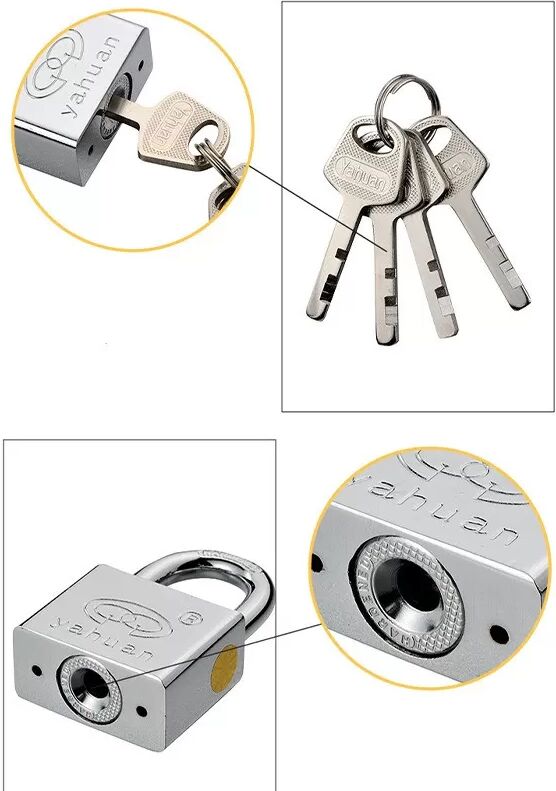 INF Cadenas à Anse Longue - Serrure de Sécurité en Fer 30mm
