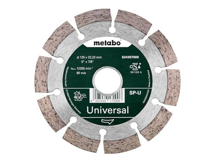 Disco de cortar de diamante - SP - U, 125x22,23 mm (624307000)
