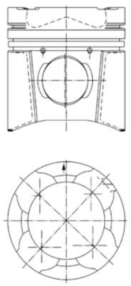 Kolben KOLBENSCHMIDT 94846600